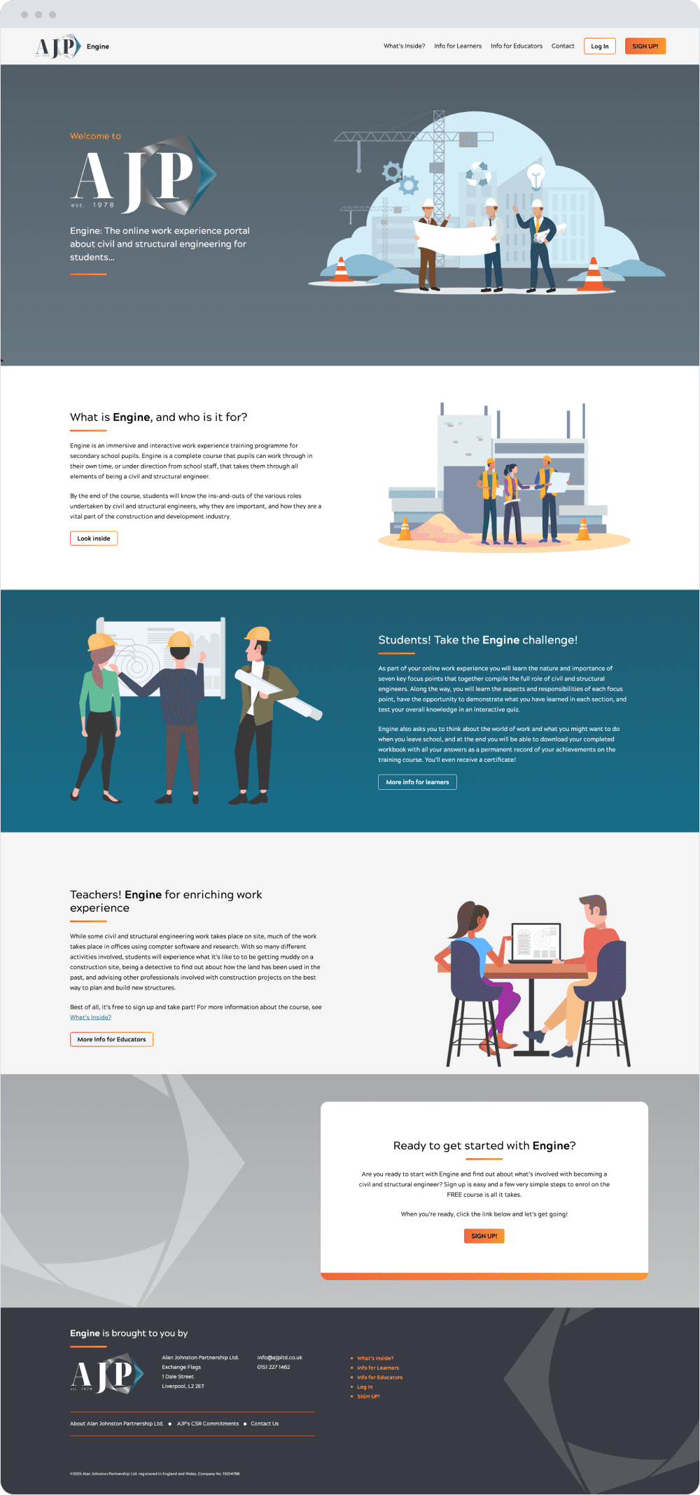 Online work experience portal