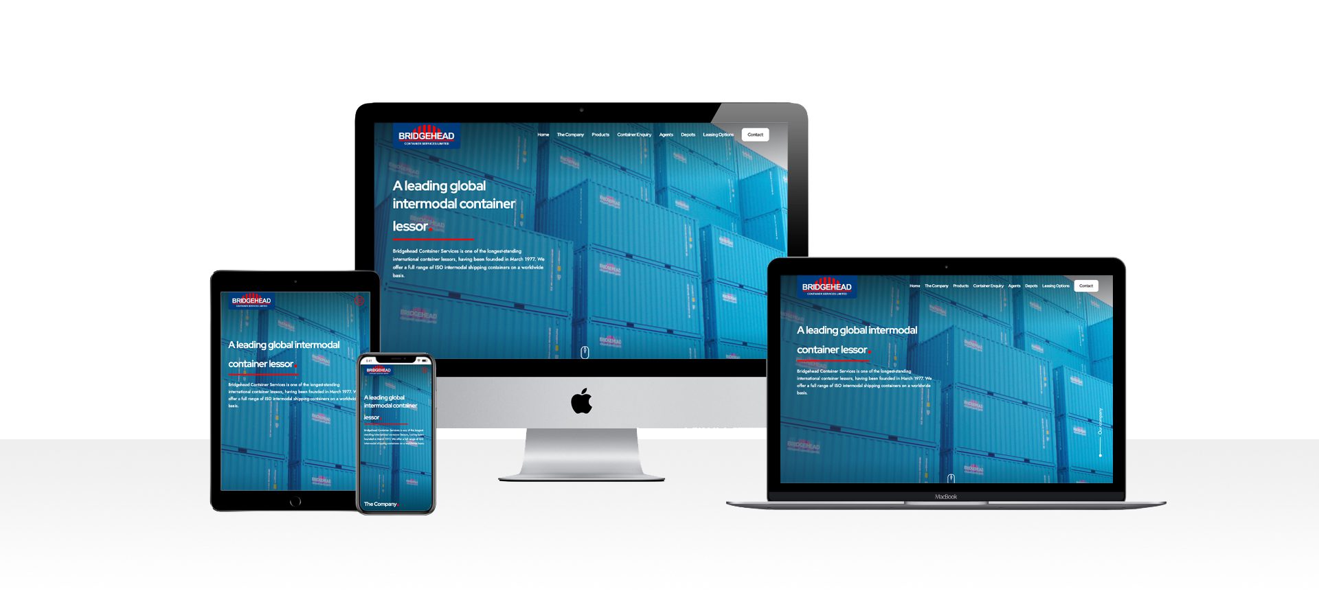 Shipping company web design