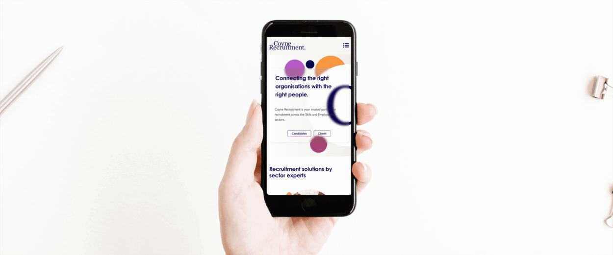 Recruitment company web design