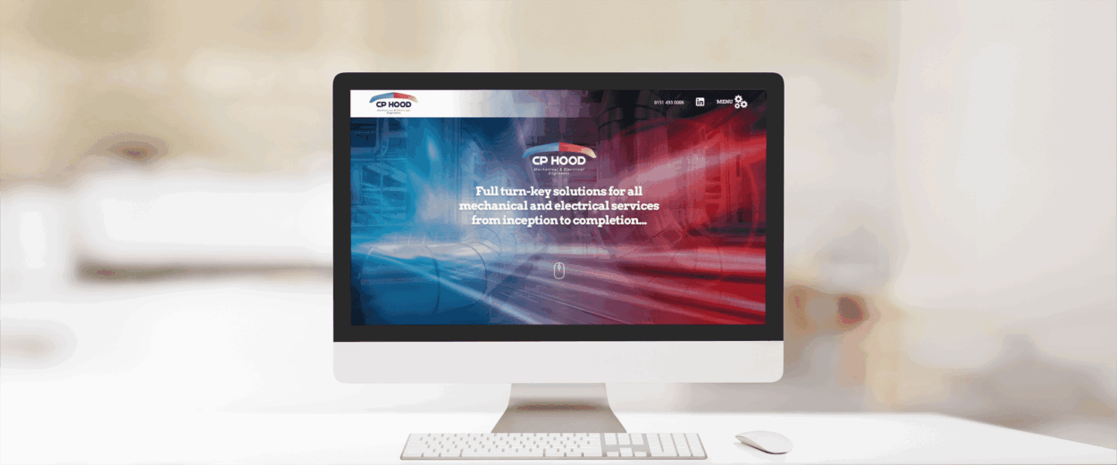 Industrial company website design