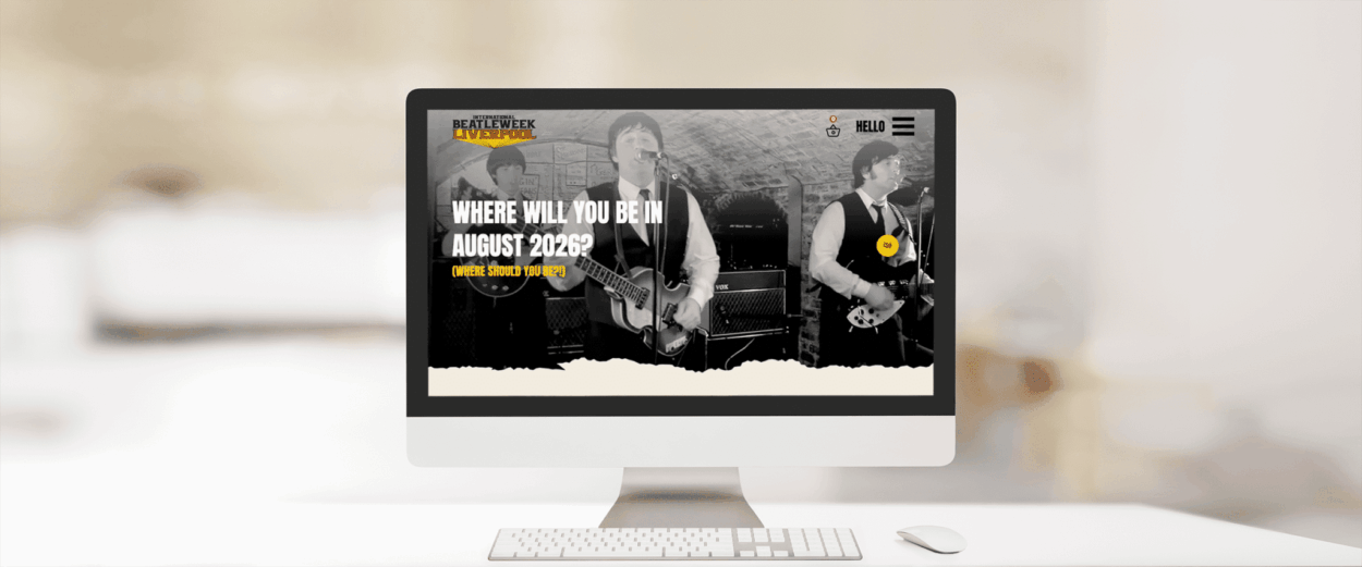 Music festival website design