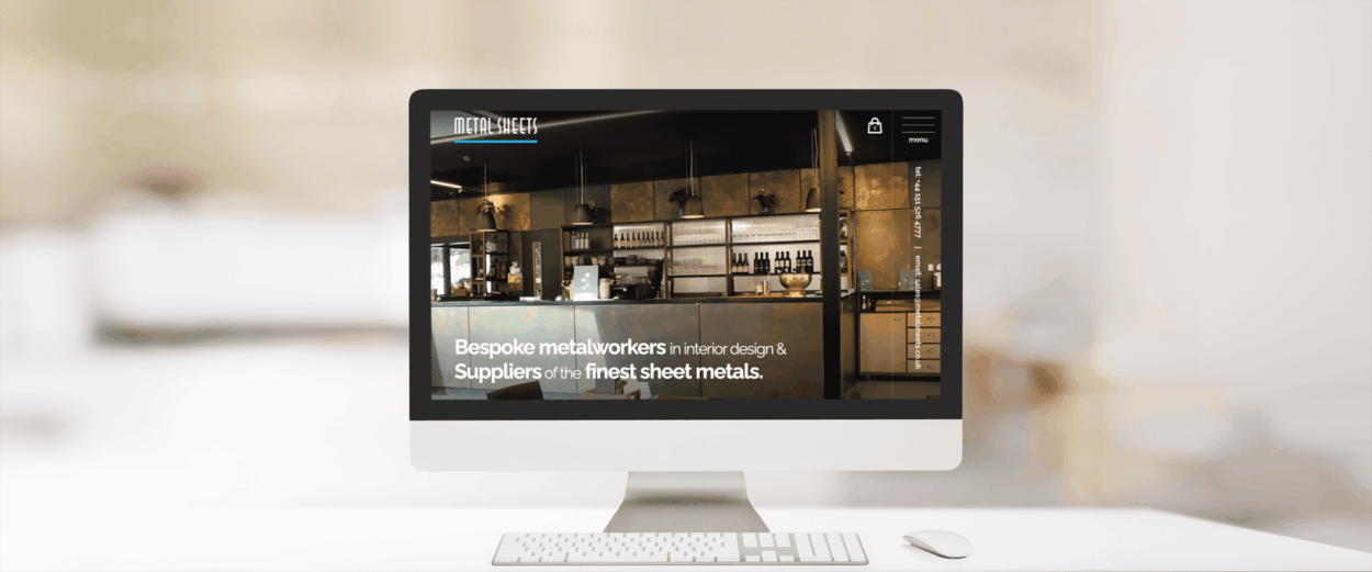 Interior designer website design