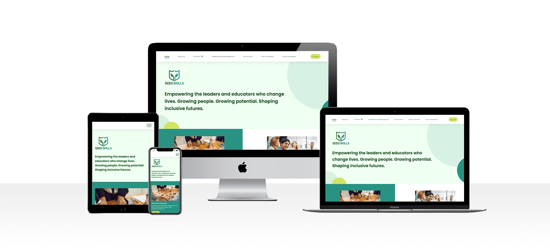 Web design for apprenticeships company
