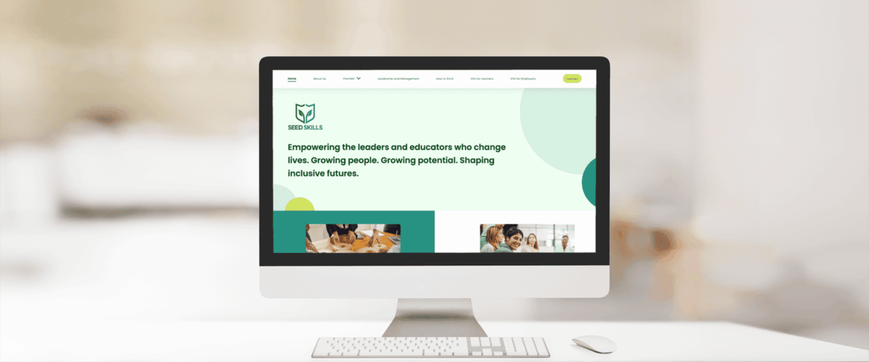 Web design for apprenticeships company