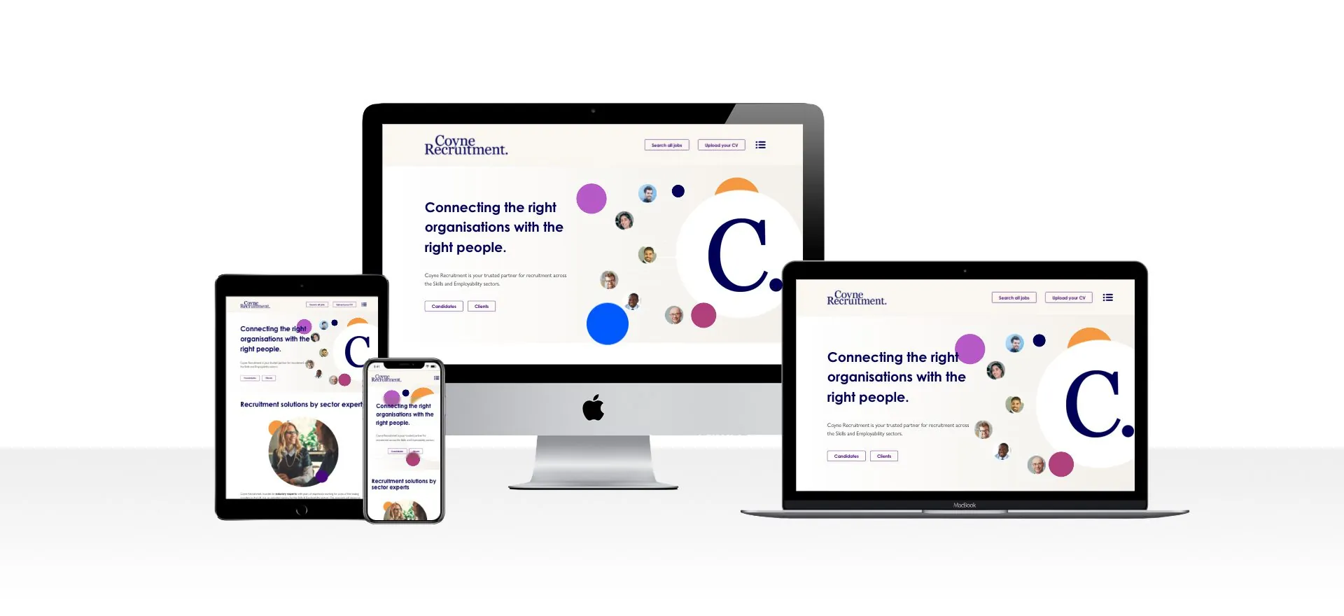 Recruitment company web design